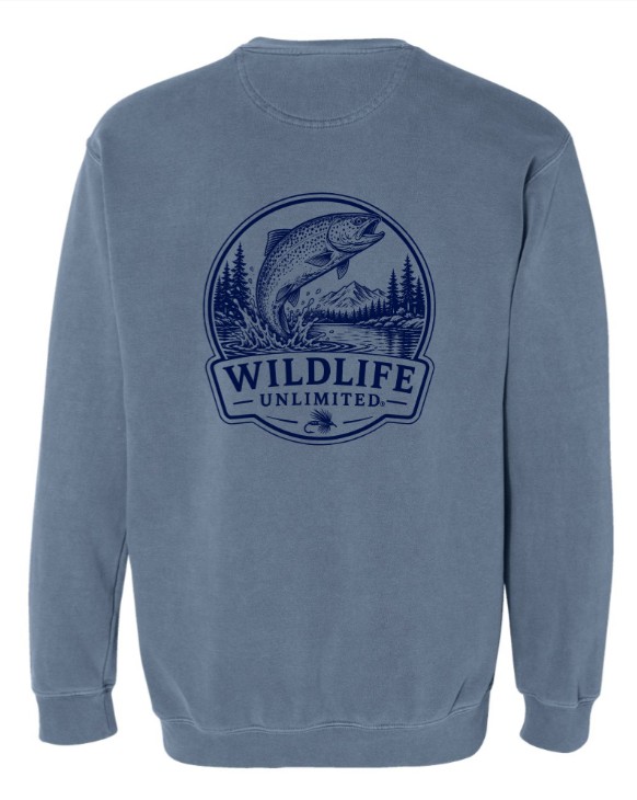 Flyfishing Crewneck Sweatshirt